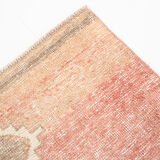 3x12 geometric neutral turkish runner rug, 379x91cm