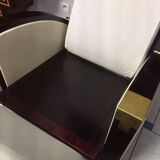 2 art deco armchairs