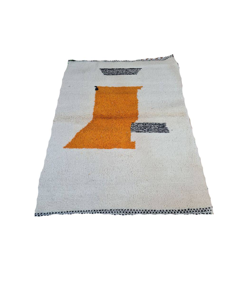 Handmade wool Berber rug 150 X 100 CM