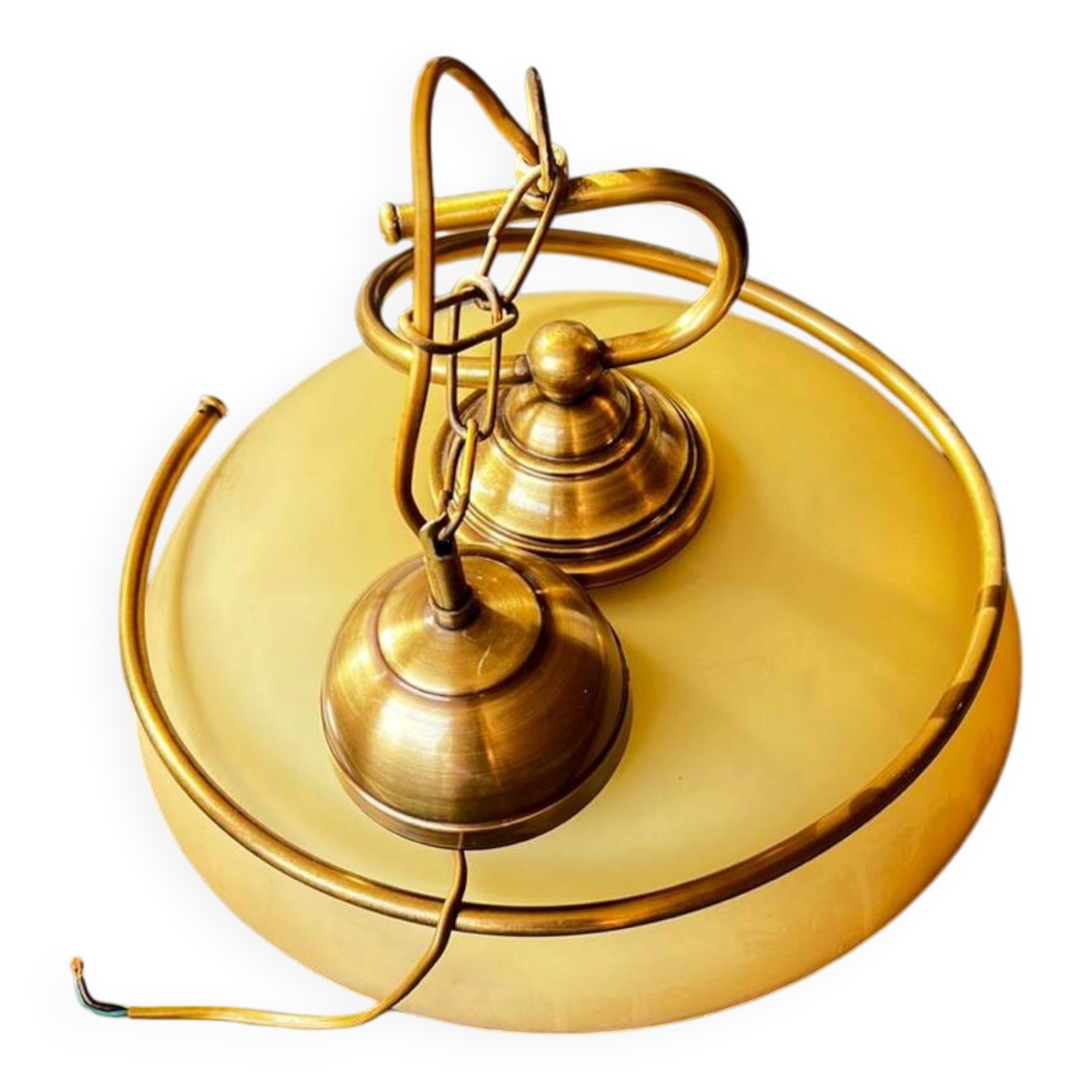 Vintage gold ceiling light - very good condition