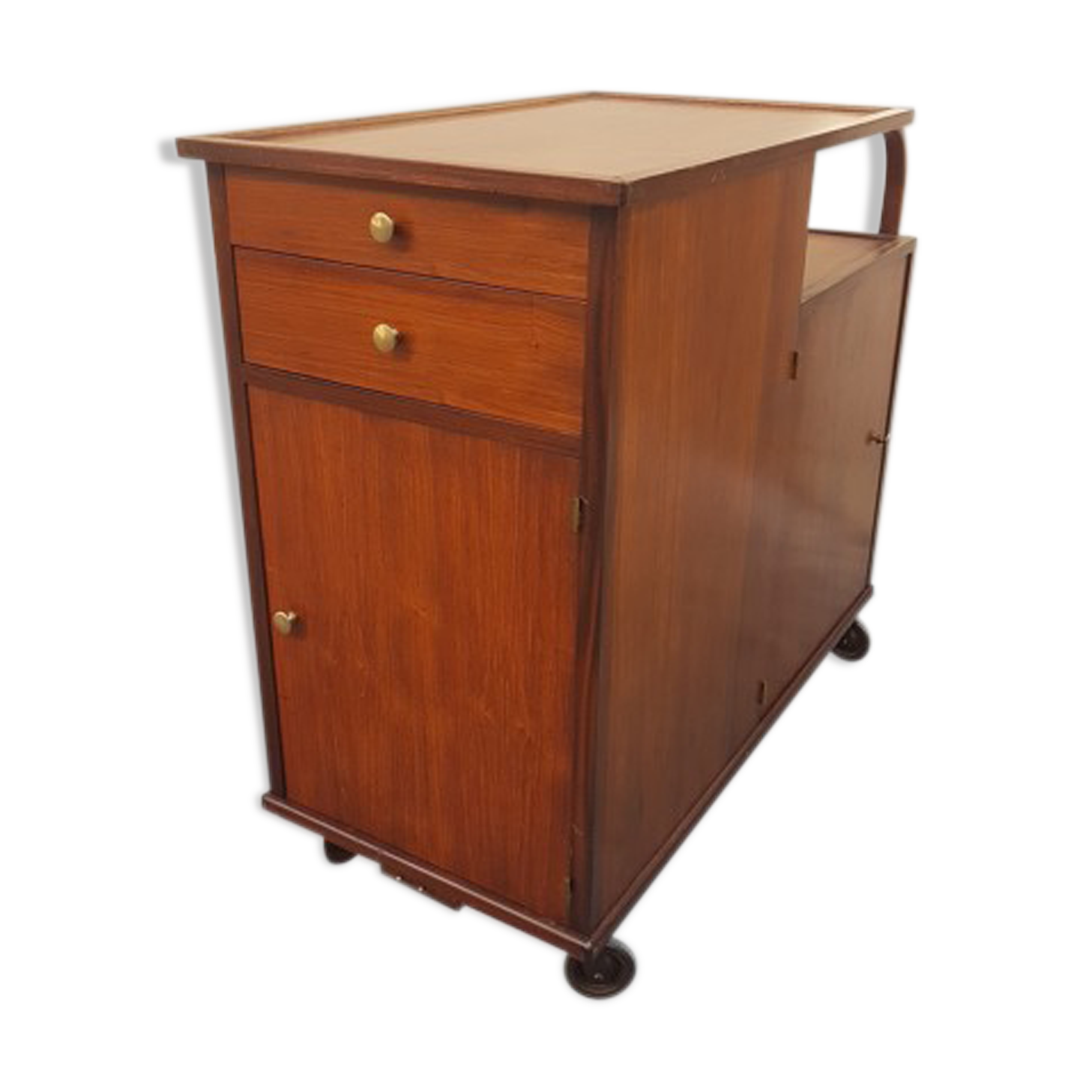 Service trolley of refrigerated Art Deco restaurant ALBERT FOURNIER & Cie