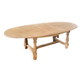 Large oval table with extension