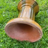 Southern France stool in glazed ceramic