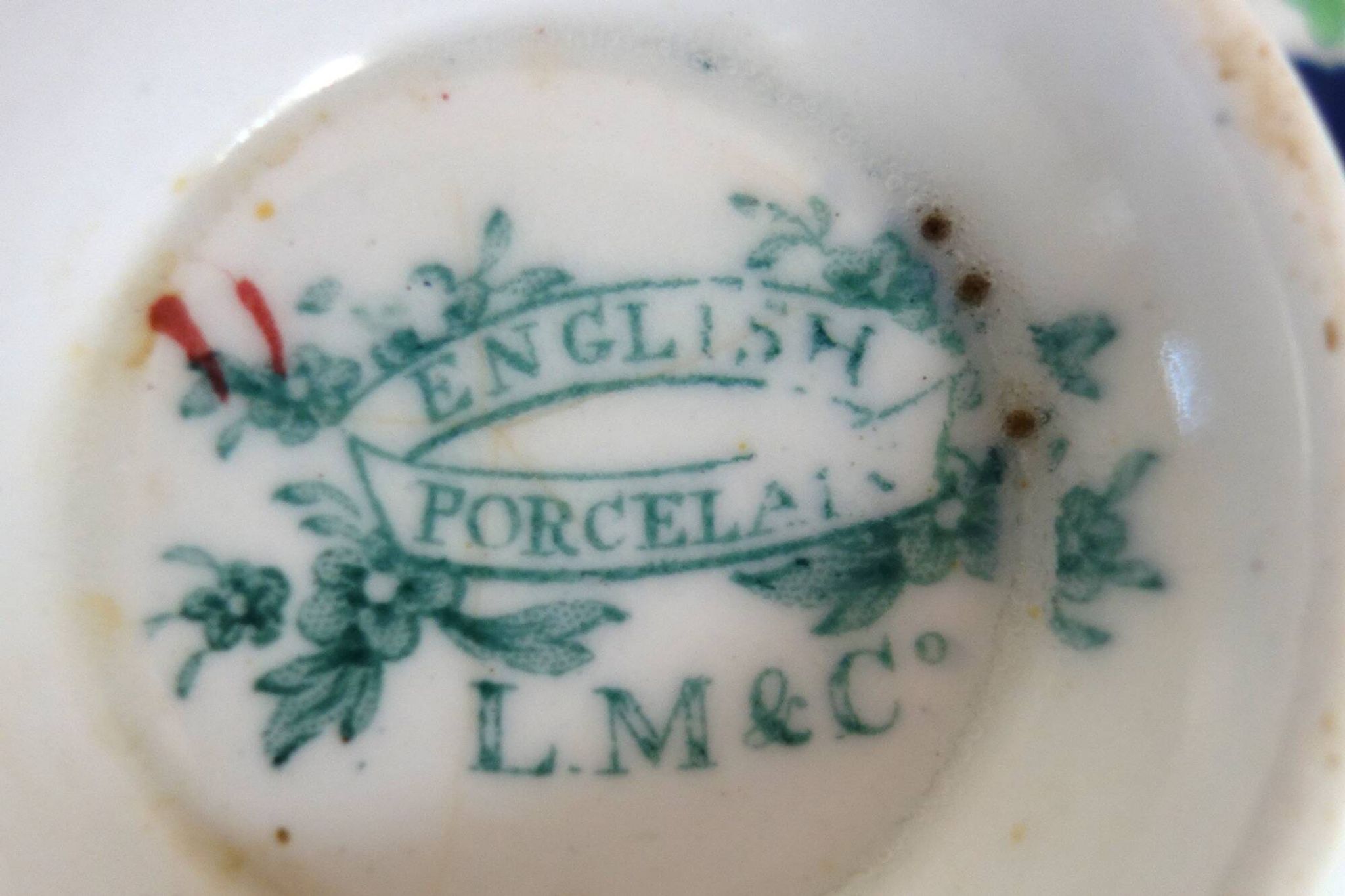Old English porcelain coffee cup Minton 19th century
