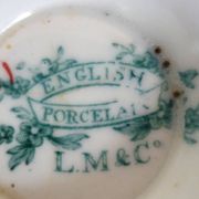 Old English porcelain coffee cup Minton 19th century