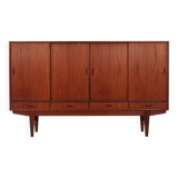 Teak highboard, Danish design, 1970s, production: Denmark