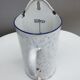 Pot washbasin wall mounted sheet metal enamelled