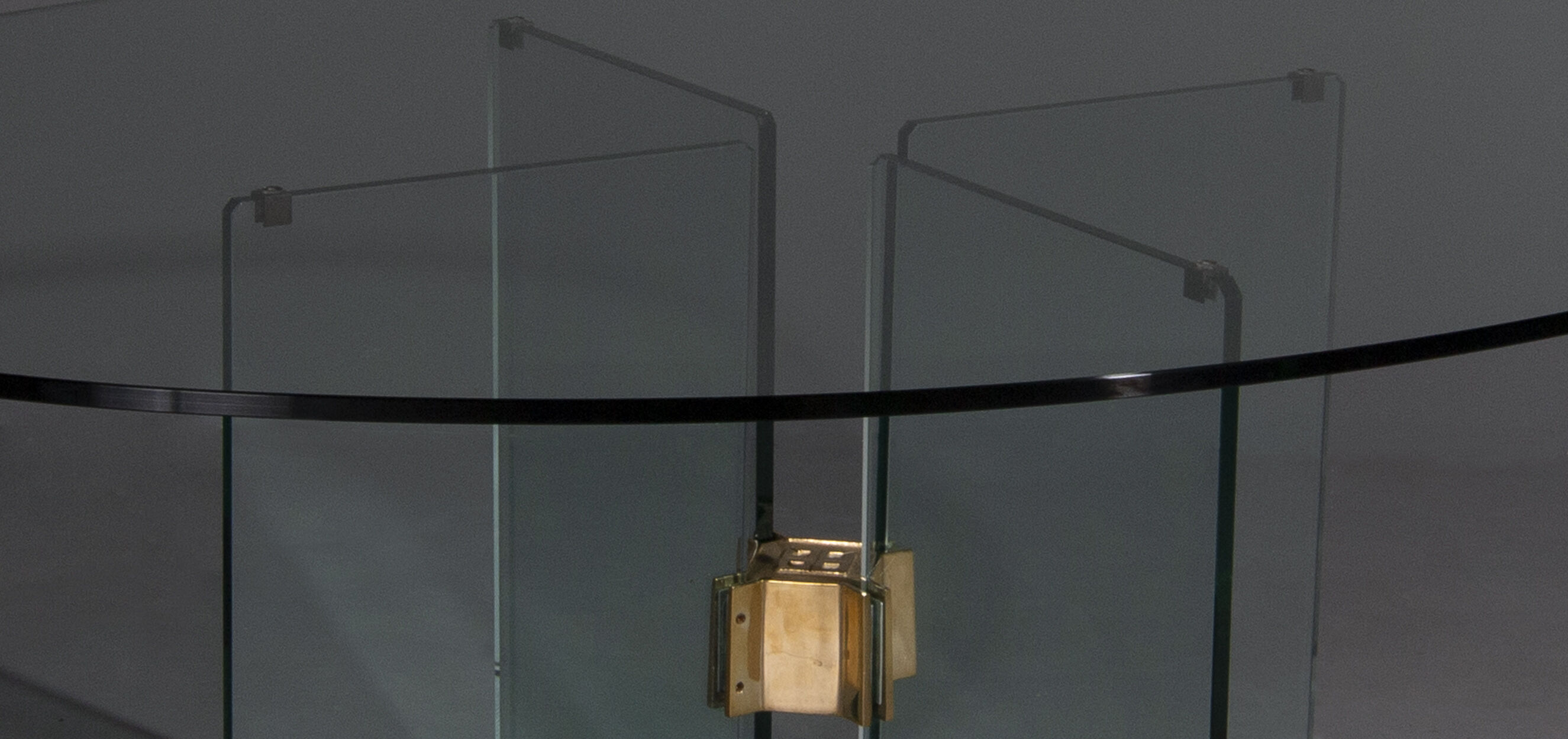 Peter Ghyczy glass dining table from the 70s