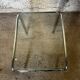 Coffee table, chrome and glass side table