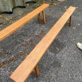 Pair of elm benches