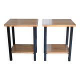 Modernist bedside tables/end tables