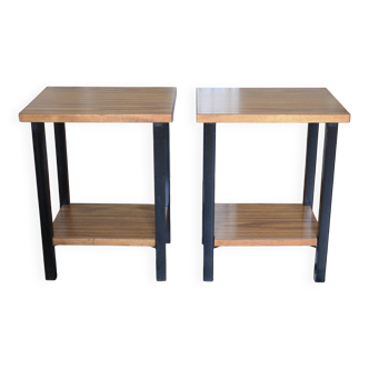 Modernist bedside tables/end tables