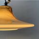 Suspension 'Cirrus' en verre brun UFO par Peill and Putzler XL 1970