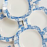 Set of 6 Sarreguemines Cornouailles soup plates
