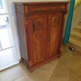 Bahut Buffet 1900 - Napoléon III - Placage noyer - 1 tiroir - 2 portes