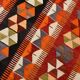 5x10 Pumpkin Orange & Red Kilim Rug, Vintage Turkish Kilim Rug, 143x313