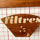 Vintage pine coffee kitchen shelf 70s