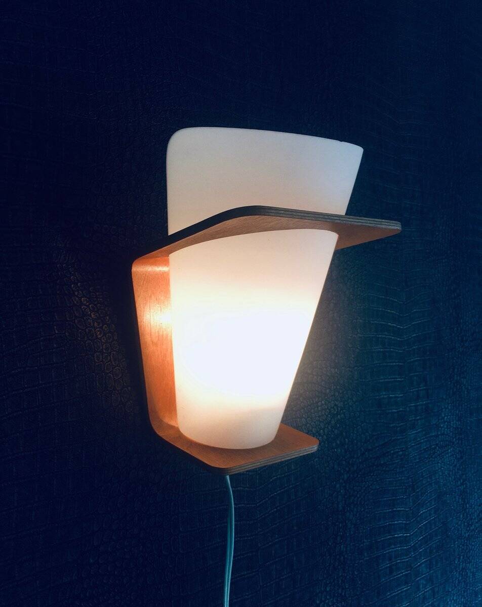 MCM Wall Lamp Nx 41 by Louis Kalff for Philips, Holland. 1960s