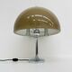 Mid-century mushroom table lamp with chrome base, 1970s
