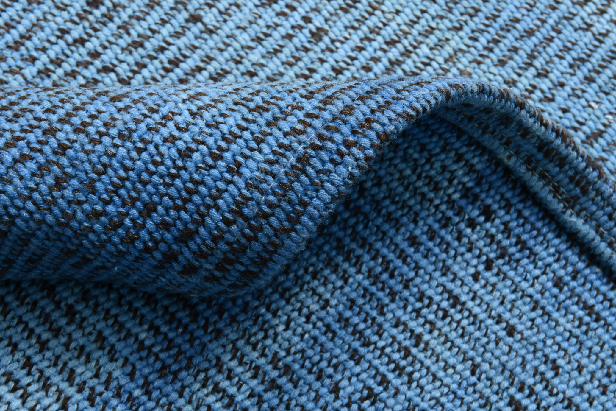Blue vintage rug 209x294cm