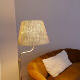 Sculptural modern brass floor lamps from the mid-century Luxus, Sweden, 1970s.