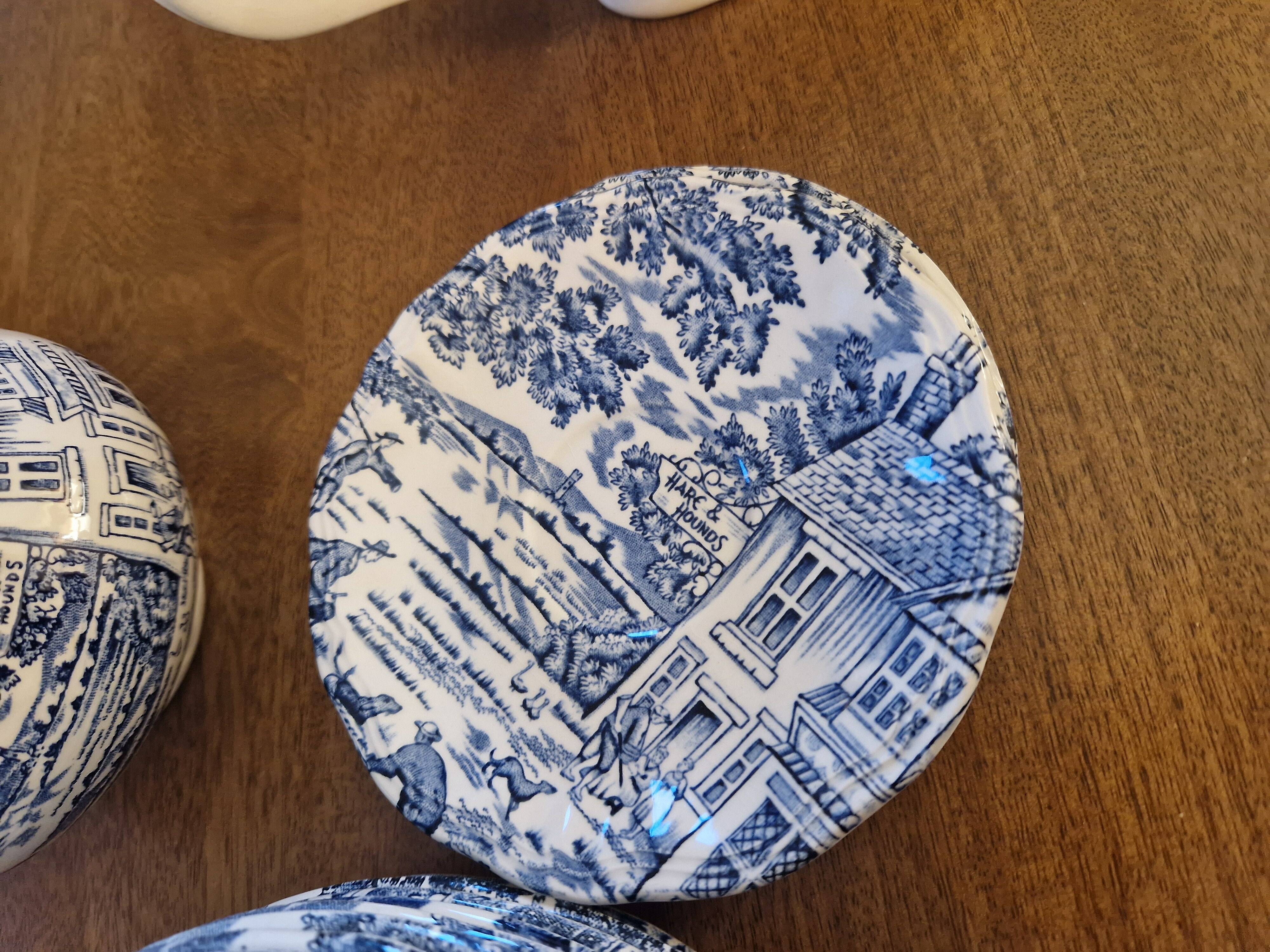 Vintage tableware "English style" Lunéville – Hunters & Pub Hare & Ho