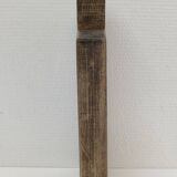 Cutting board solid wood patinated thick early twentieth century