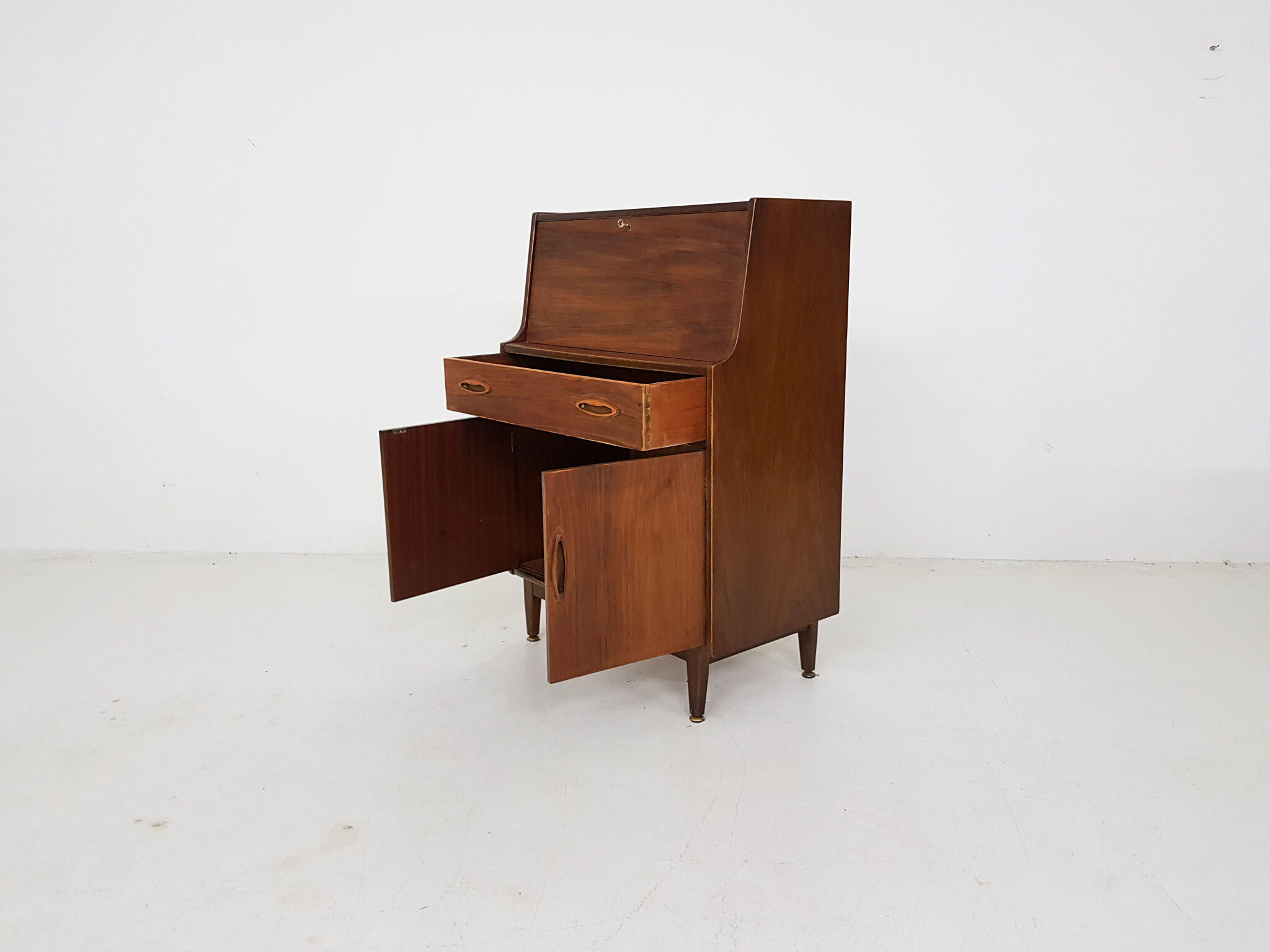 Small teak vintage desk