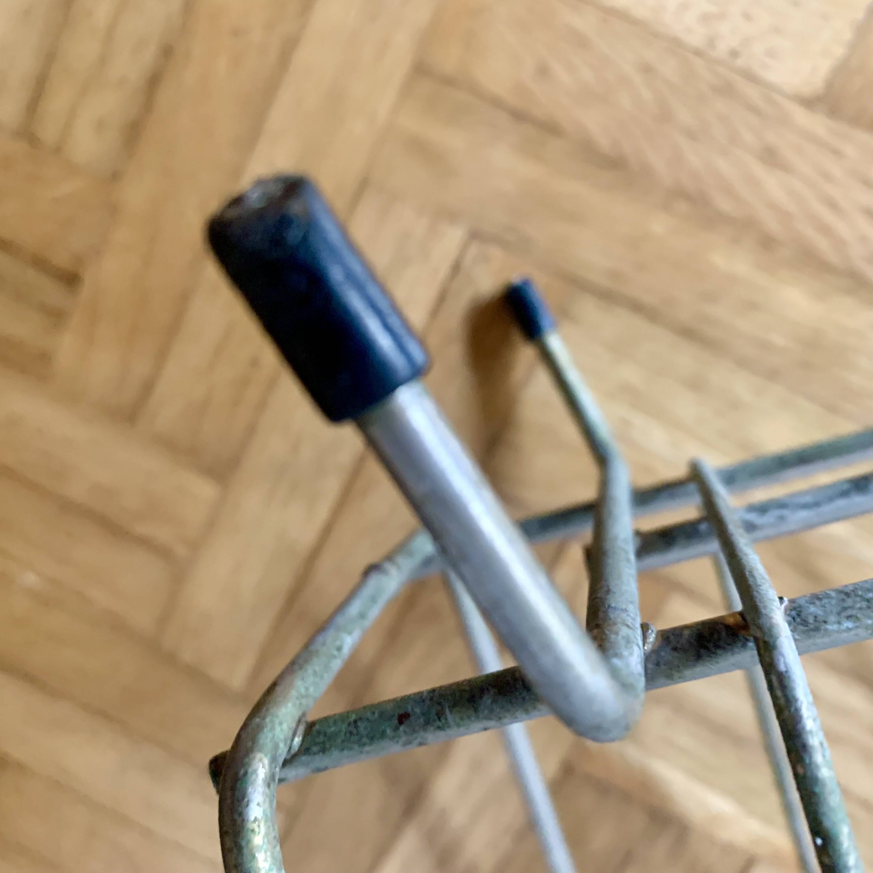 Old metal magazine rack - 1950