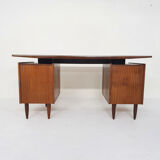 Bureau en teck du milieu du siècle, Pays-Bas des années 1960
