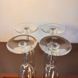 4 flûtes à champagne Baccarat modèle Perfection