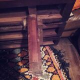 Solid teak coffee bass table