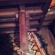 Solid teak coffee bass table