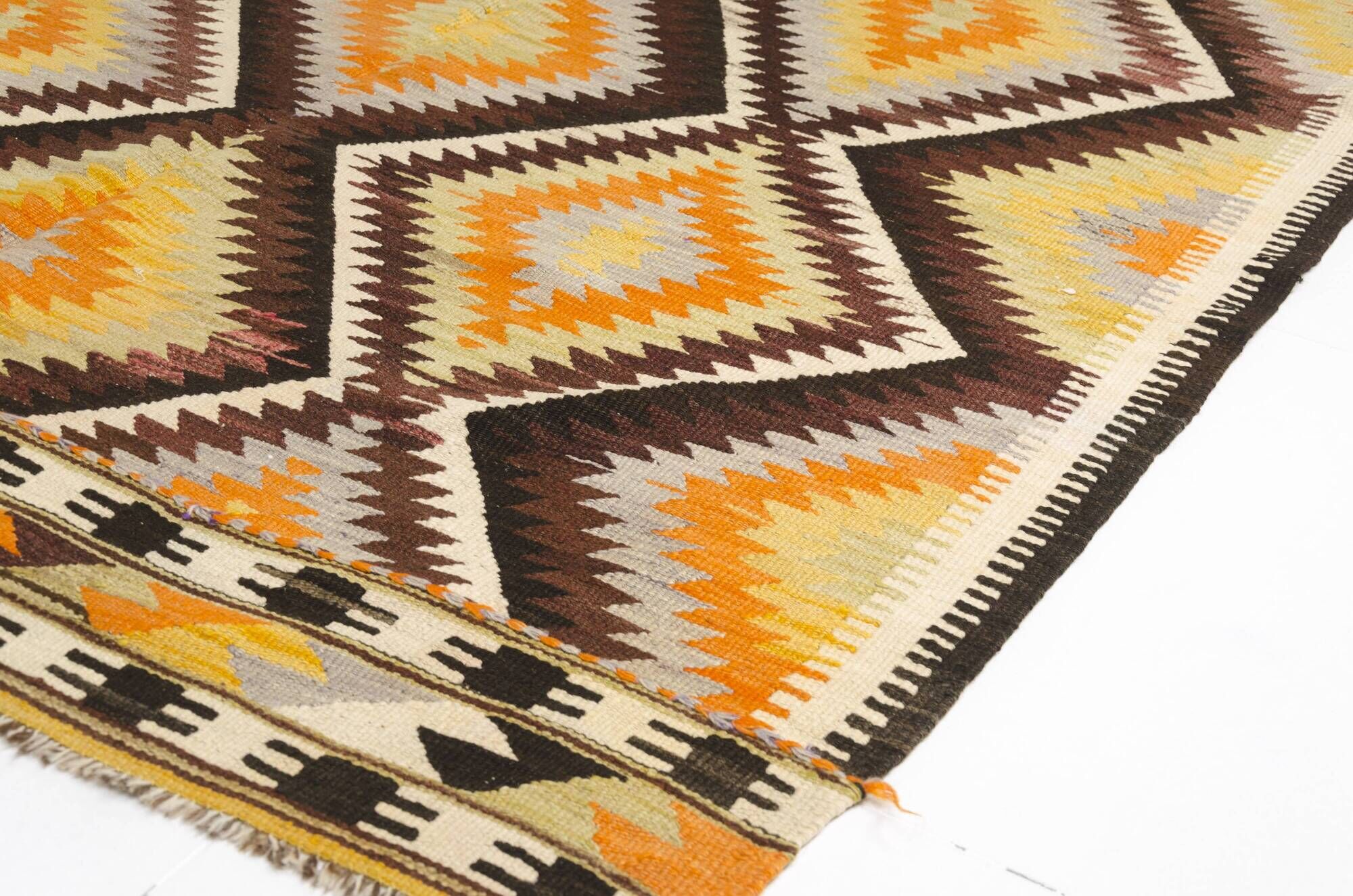 Vintage Anatolian Turkish Kilim Rug