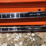 Orange household slider scale terraillon vintage from the 70