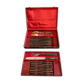 Coffret 28 pièces, couteaux et couverts de service