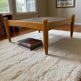 Vintage brutalist coffee table / Eric Merthen coffee table