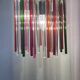Mid-century design glass ceiling lamp, 1970s