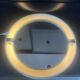 Illuminated round wall mirror Alibert