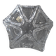 Star-shaped crystal bowl by Daum – With original label