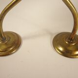Pair of gooseneck wall lamps