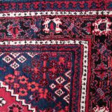 Tapis Vintage Hamadan Fait Main en Laine – Années 1970 – 136 x 205 cm – Rug