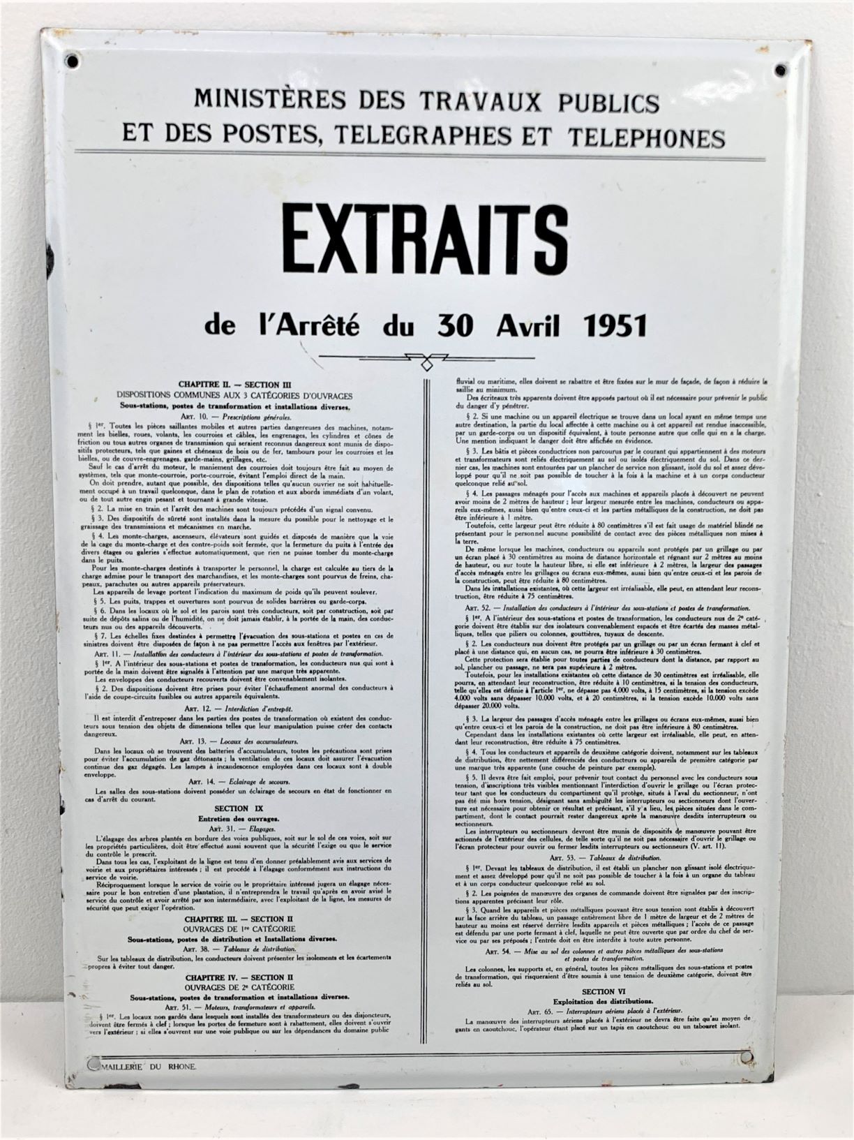 PTT - LA POSTE - TELEPHONE 1950