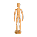 Articulated wooden puppet