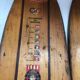 Paire de ski nautique en bois reflex vintage 1969