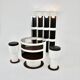 Joe Colombo style bar set, 1960s