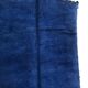 Moroccan Berber carpet beni Ouarain intense blue uni 2.94x2.07m