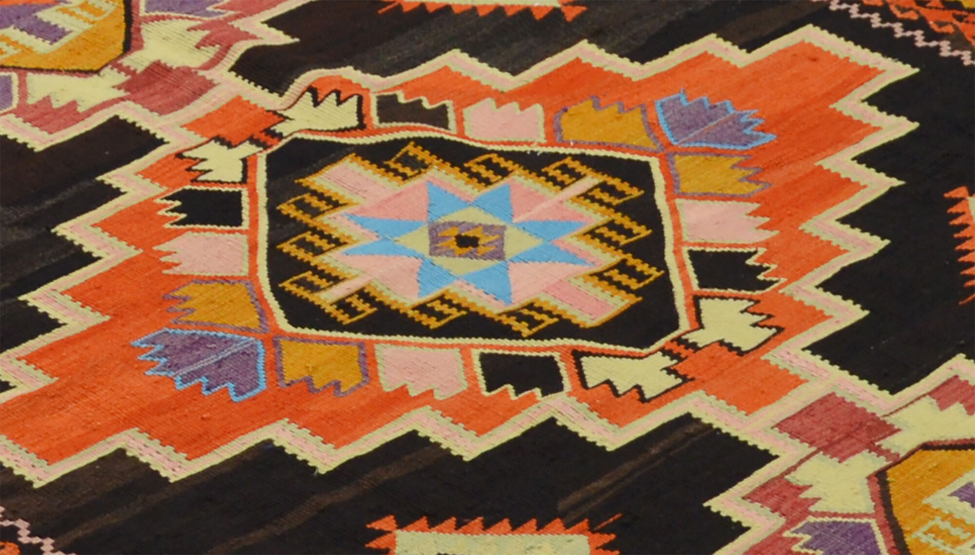 Anatolian handmade kilim rug 308 cm x 195 cm