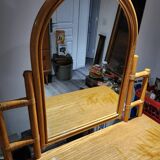 Vintage rattan dressing table