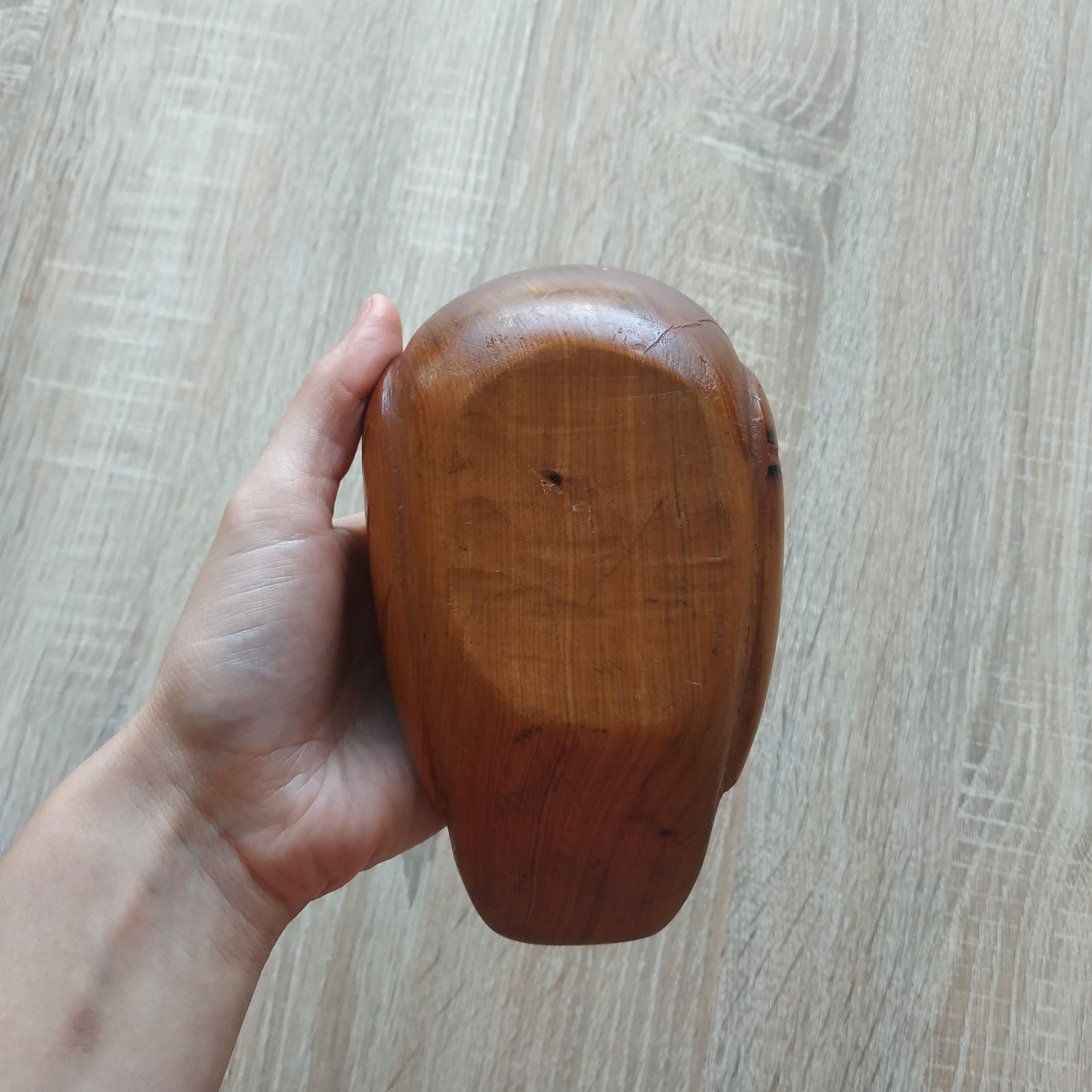 turned wooden bird